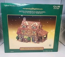 Santa's Workbench Collection Granny Smith’s Orchard Lighted House 516-4587 NOB picture