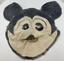 RARE 1930s Mickey Mouse Gauze Linen Mask Walt Disney Collectible Vintage Antique picture