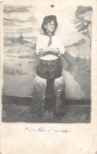 H12/ RPPC Postcard c1910 Cowboy Charlie Fredrick Smoking Cigarette 14 picture