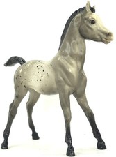 C1970s Vintage Breyer Family Arabian Foal FAF 39 Glossy Grey Appaloosa Spot picture