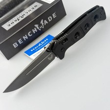 Benchmade Knives Adamas 273GY-1 CPM-CruWear Steel Black G10 Handle Folding Knife picture