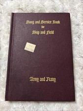 Song and Service Book For Army and Navy Ship and Field 1942 WWII Military Hymnal picture