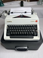 Vintage Nice 1971 Olympia Monica Portable Typewriter+Case-Types-Looks Great-PICA picture
