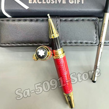 MONTBLANC Writers Edition Antoine de Saint-Exupéry Red Rollerball Pen Rare picture