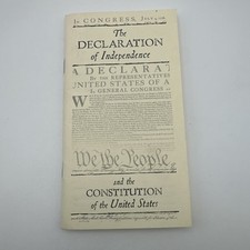 Pocket Declaration of Independence US Constitution Williamsburg Foundation picture
