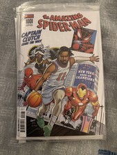 AMAZING SPIDER-MAN #1001 JALEN BRUNSON NY KNICKS NYCC EXCLUSIVE IN HAND picture