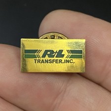 Vtg R&L Transfer Inc Interstate Freight Carrier Company Logo Lapel Pin RL R+L picture