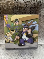 Custom Shadowboxes 5x5 DC The Penguin And Riddler White Frame Hang Easel picture