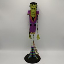 Pier 1 One 17” Vintage Frankenstein Halloween Glitter Figurine – Hard to Find picture