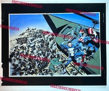 1992 Punisher Captain America Blood & Glory #1 Janson Art For Line Up 4x5 Chrome picture