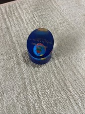 Lockheed Martin 2003 Ethics Challenge Globe Small Desk Decor Blue 2x2x2 picture