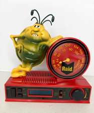 Vintage Raid Bug AM/FM Alarm Clock Radio SC Johnson Promotional Advertising Rare picture