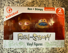Kidrobot Ren & Stimpy Nickelodeon Vinyl Figures 2 Pack Vinyl Collectible picture