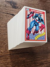 1990 Impel Marvel Comics Card Complete Set of 1-162 w/ All 5 Hologram Inserts picture