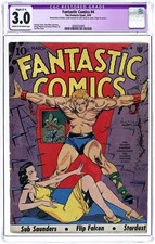 Fantastic Comics #4 CGC 3.0 RESTORED 1940 2036352005 picture