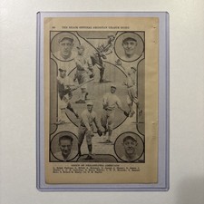 1923 Philadelphia Athletics Picture Perkins/Rommel/Hauser/Dykes Baseball Antique picture