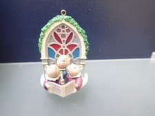 VINTAGE Enesco Treasury 1991 Ode to Joy mouse choir Christmas ornament NO BOX picture