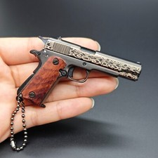 Limited Edition 1911 Keychain, Metal Gun Keychain Pistol Keychain for Men Son picture