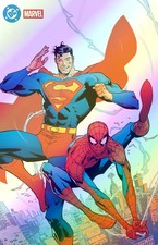 🌟FOIL🌟 SUPERMAN/SPIDER-MAN #1 (JIMENEZ VARIANT)(2026) COMIC BOOK ~ DC/MARVEL picture
