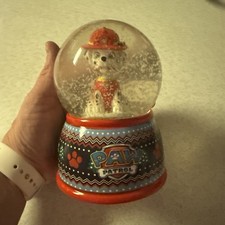 Paw Patrol Fab N.Y. Marshall Christmas Snowglobe Rare Coin Bank picture