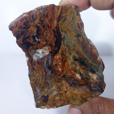 Pietersite Rough, Slab, Cabbing Rough, Lapidary, Gemstone, Red, Golen,#U501 picture