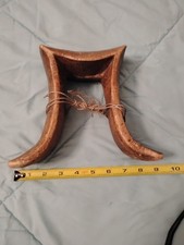 Vintage African WOOD PILLOW/ HEAD REST 9
