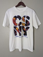 Vtg Crosby Stills Nash Young Gift For Fans Cotton White Unisex Shirt picture