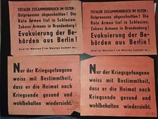 Rare WW2 German Allied U.S. Propaganda Leaflets - Dropped by Allied Planes picture
