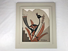 BEAUTIFUL VINTAGE ORIGINAL PABLITA VELARDE ORGANIC TEXTURE PAINTING picture
