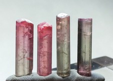 Bi colour terminated tourmaline crystals - 24 Carats picture