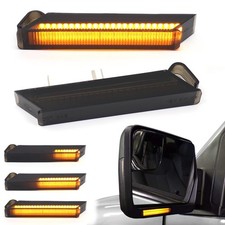 Sequential Amber LED Side Mirror Turn Signal Lights for 2004-2014 Ford F150 R... picture