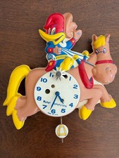 Vintage 1959 Woody Woodpecker Wall Clock Columbia Time Products Walter Lantz picture