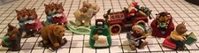 Vtg 1990s Hallmark Keepsake Ornaments Lot of 10 Pcs No Box picture
