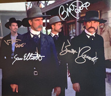Russell, Kilmer TOMBSTONE Cast x4 Signed 8x10