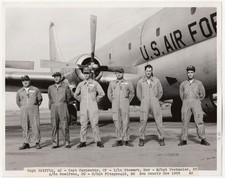 1956 USAF KC-97 Stratofreighter Crew Ben Guerir Morocco 8x10 Photo picture