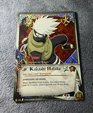 Shonen Jump's Naruto CCG Kakashi Hatake #123 1st Ed Hologram 2002 EN picture