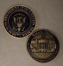 44th President of the United States Barack H. Obama Challenge Coin picture