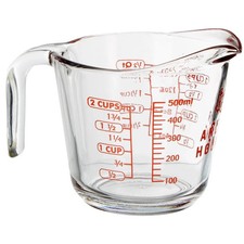 Anchor Hocking Glass Measuring Cup, 2 Cup New And .. picture
