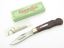 Vintage 1984 Remington R1303 Lockback Bullet USA Delrin Folding Pocket Knife picture