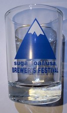 Vintage Sugarloaf/usa BREWERS FESTIVAL Libbey Oversized Shot Glass  picture