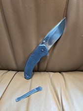 Vintage Kershaw Lahar 1750 Pocket Knife Liner Lock Plain Edge VG 10 Japan -  picture