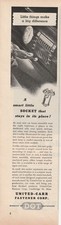 United carr fastener Corporation makers of D O T fasteners 1949 Print ad 501 picture