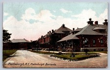 Plattsburgh Barracks Plattsburgh New York Postcard picture