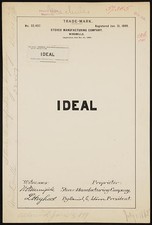 Stover Manufacturing Company Ideal Windmills 1899 Trademark Patent Print picture