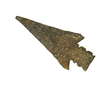PHENOMENAL HISTORIC TRADE POINT COLORADO AUTHENTIC ARROWHEAD INDIAN ARTIFACT 2V5 picture