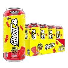 GHOST Energy Drink - 12-Pack, Sour Patch Kids Redberry, 16oz - Energy & Focus & picture