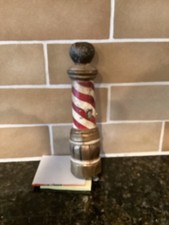 Vintage 1959 PABST BARBERSHOP QUARTET METAL BARBER POLE ONLY picture