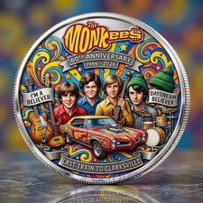 The Monkees 60th Anniversary Commemorative Coin picture