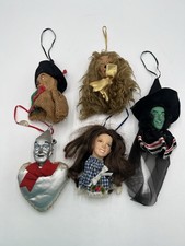 Vintage 1989 Wizard Of Oz - Turner Lowe's MGM Set Of 5 Ornaments picture