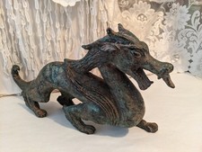 Vintage Chinese Bronze Dragon Statue picture
